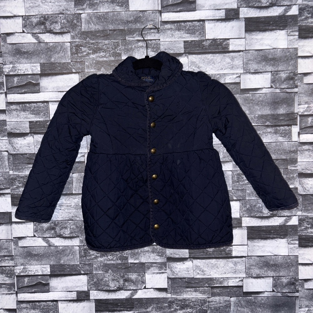Polo by Ralph Lauren Navy Kids Quilted Puffer Coat